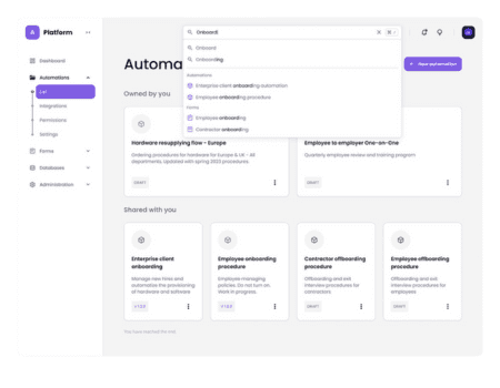 Custom Workflow Creation