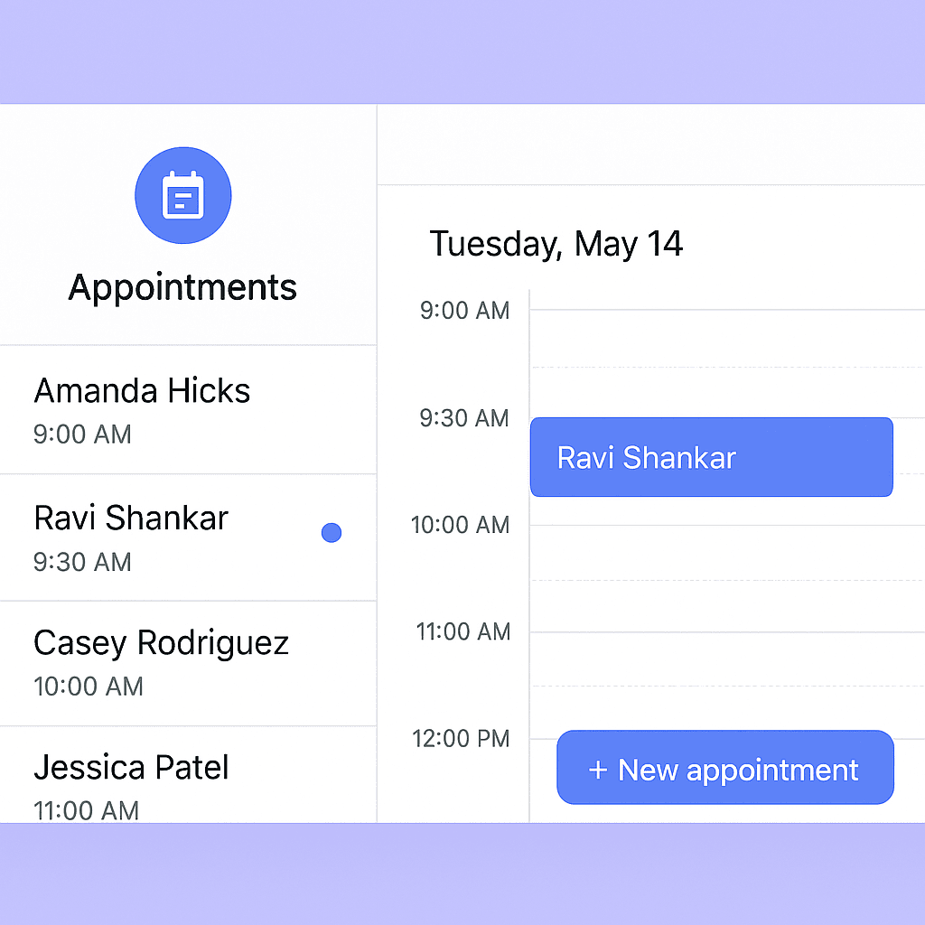 Efficient Appointment Scheduling