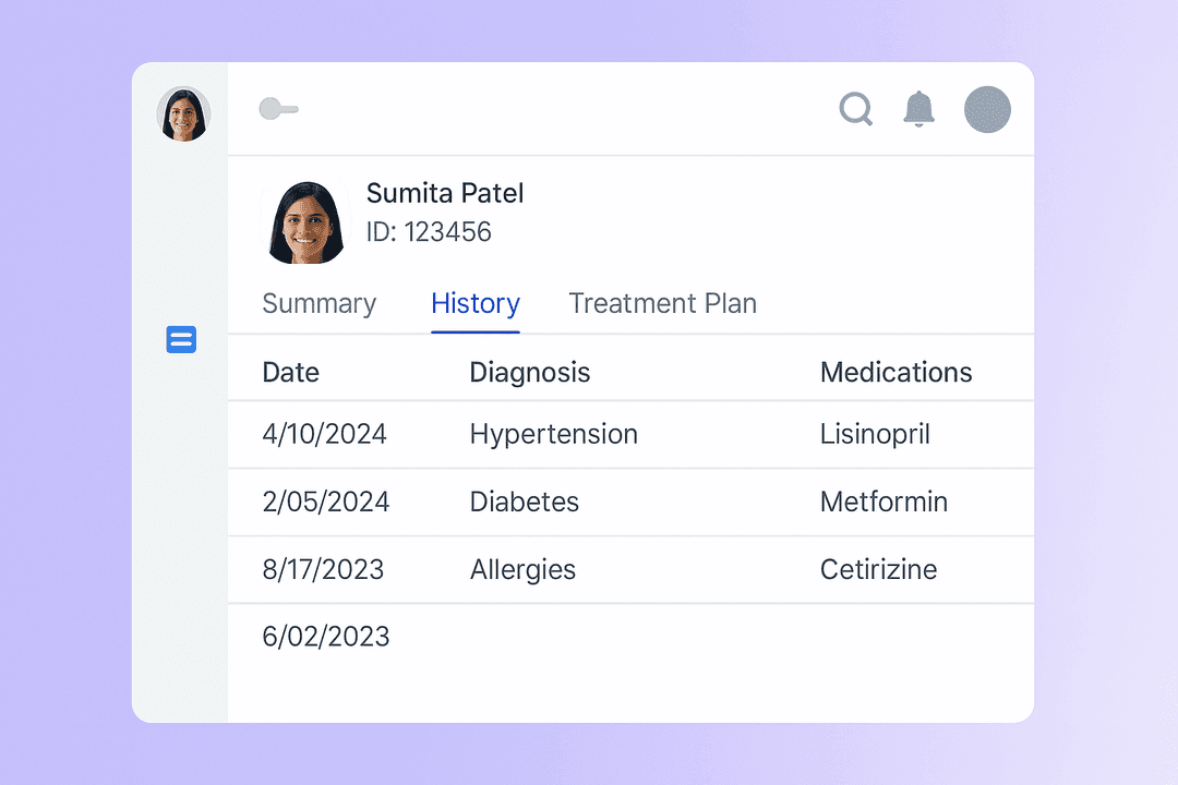 Intuitive Patient Records Management